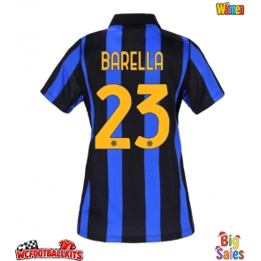 Inter Milan Nicolo Barella #23 Replica Home Stadium Shirt for Women 2026-27 Short Sleeve